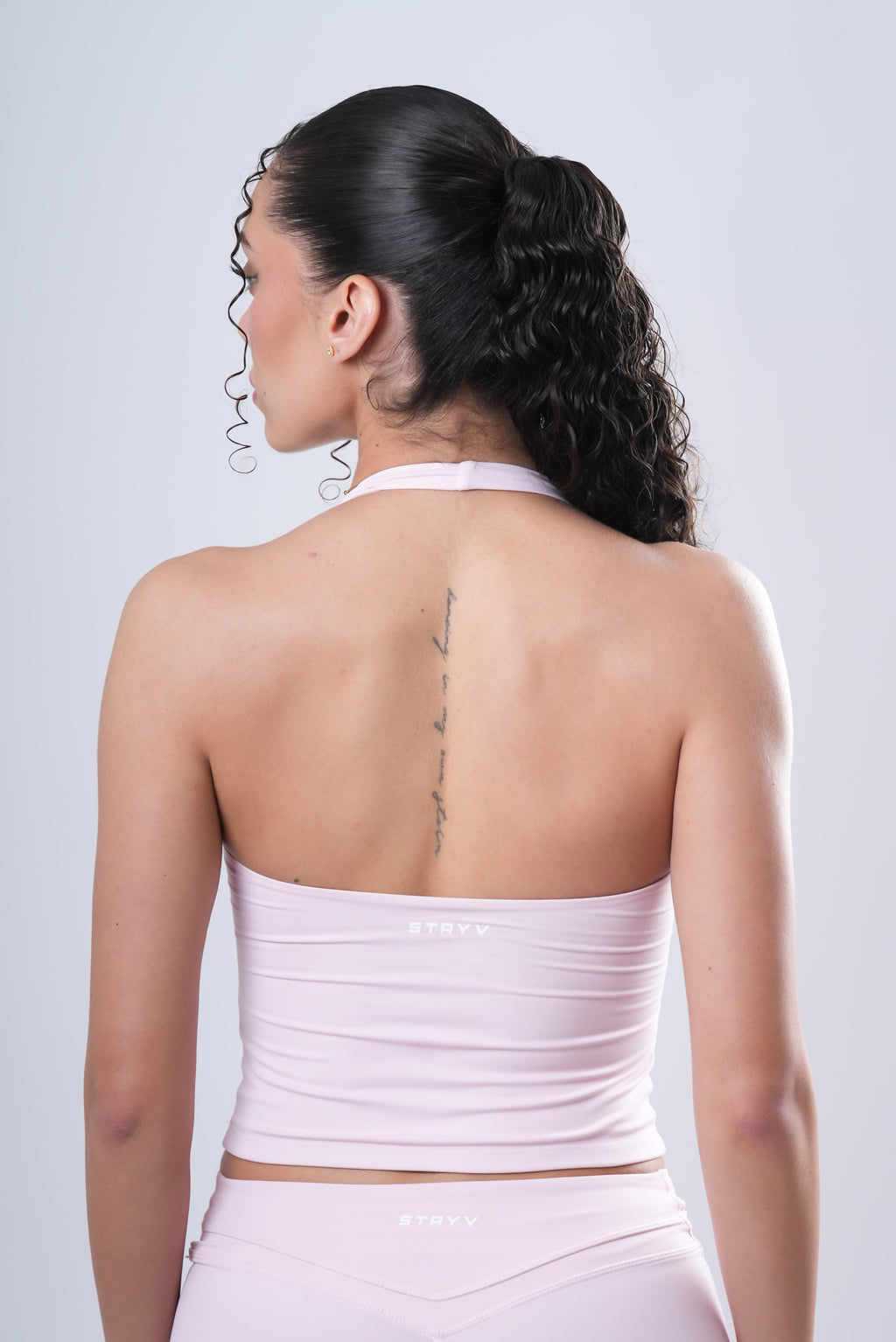 Dark arc™ V neck halter tank top
