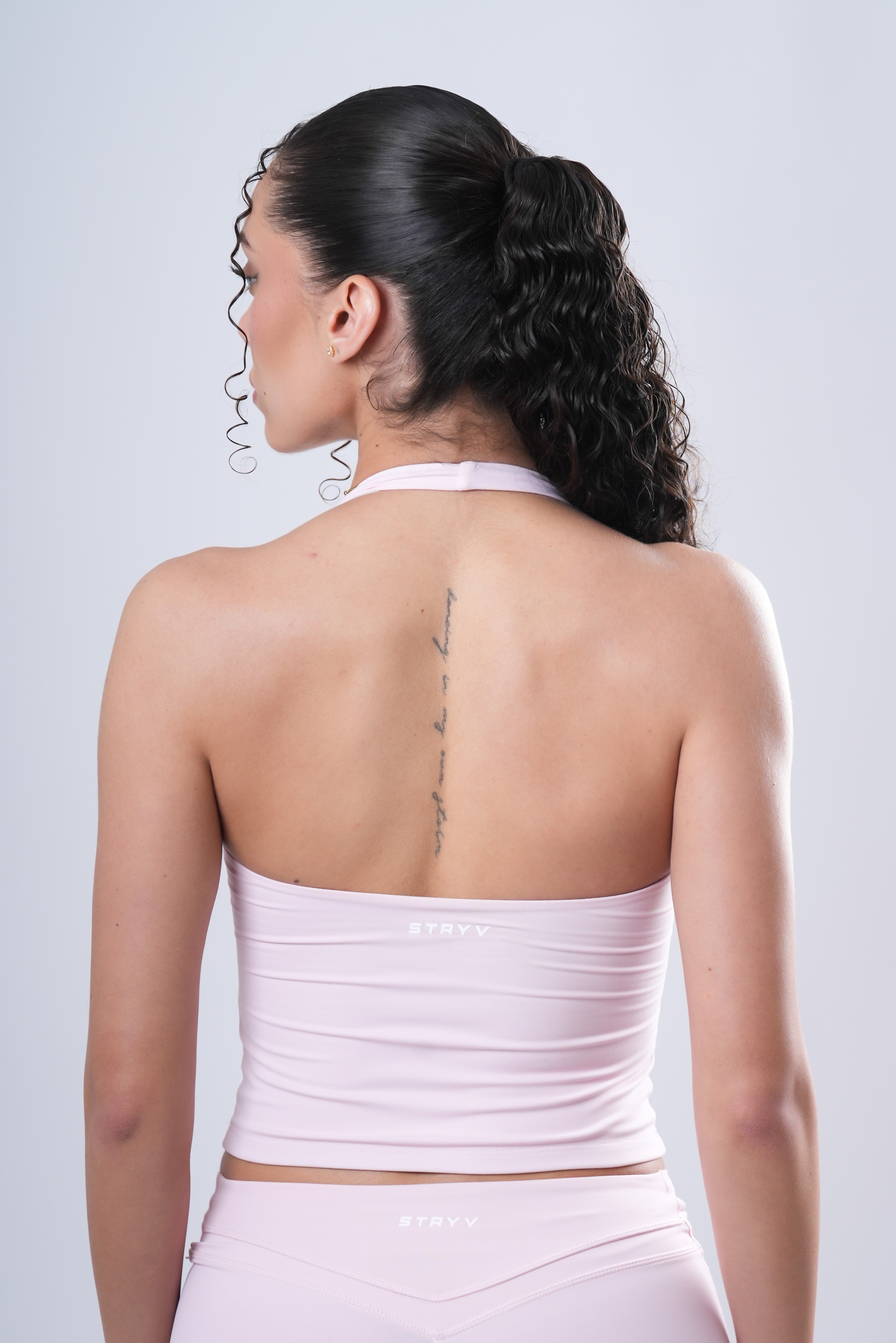 Dark arc™ V neck halter tank top