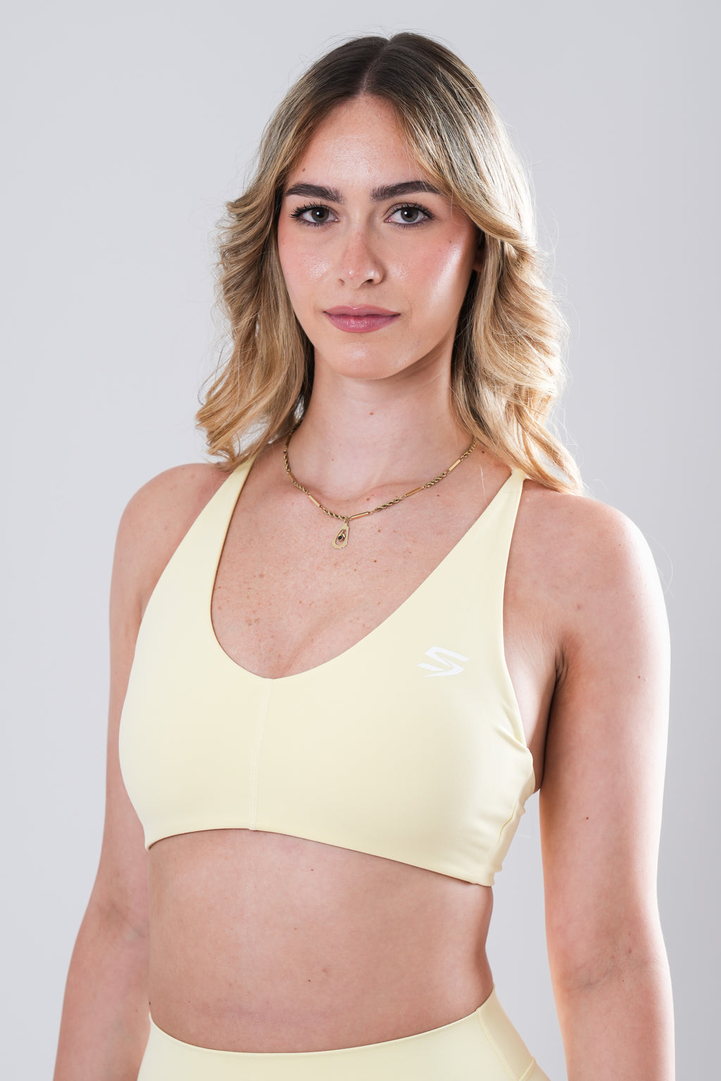 Crisscross Ruched Bra