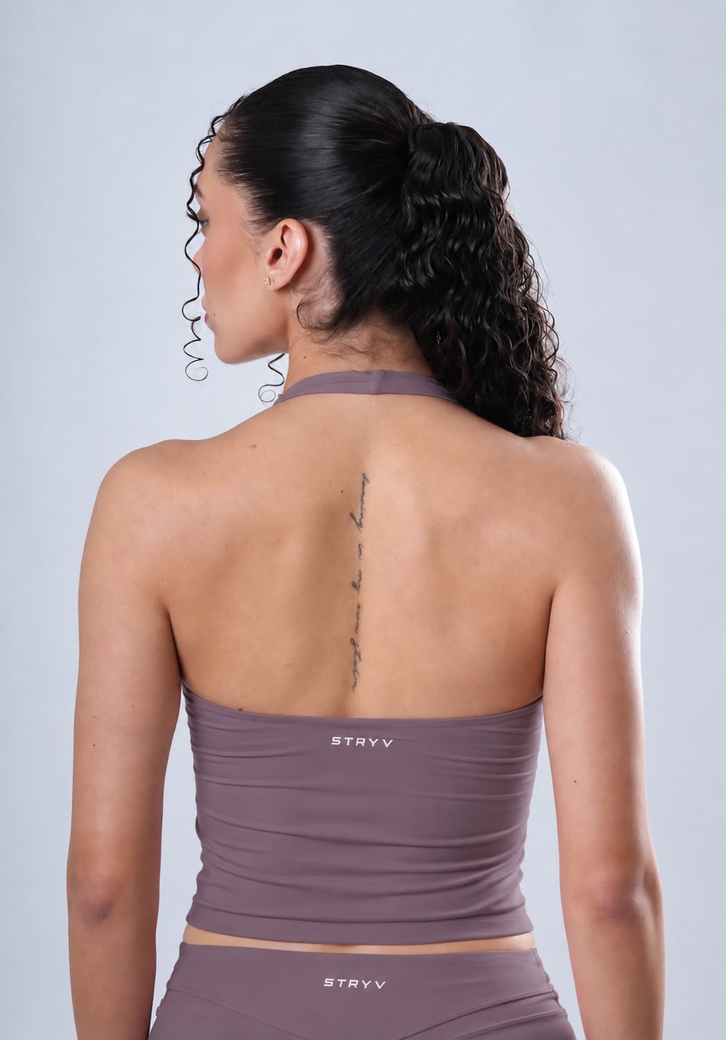 Dark arc™ V neck halter tank top